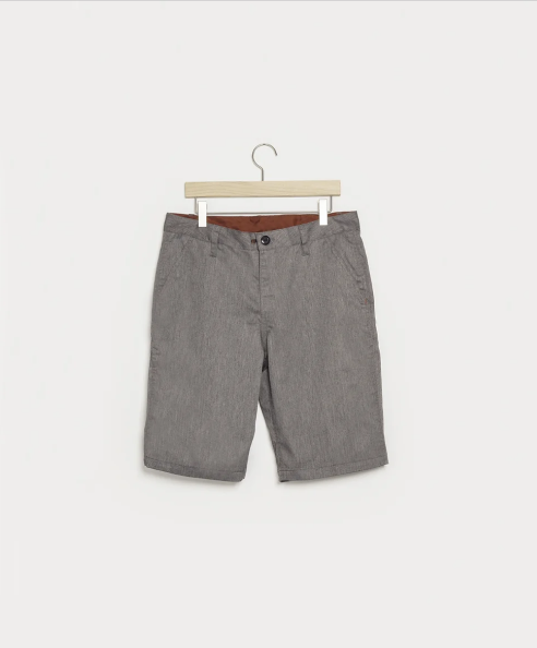 Grey cotton shorts