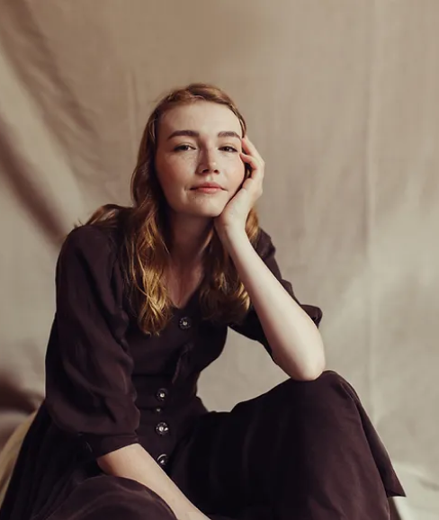 Model wearing Dorm Doodle tee